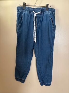 Levi's Indigo Blue Drawstring Denim Joggers